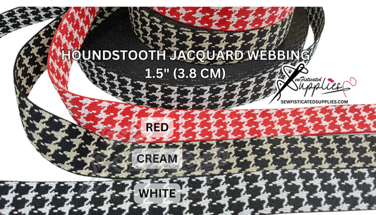 Houndstooth Jacquard Webbing
