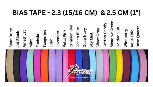 Bias Tape (pack of 5 yards)