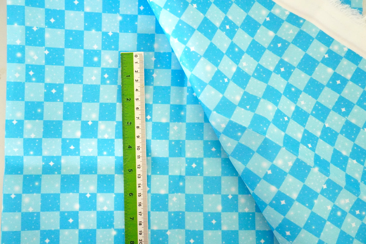 CHECKERED - AQUA GLOW