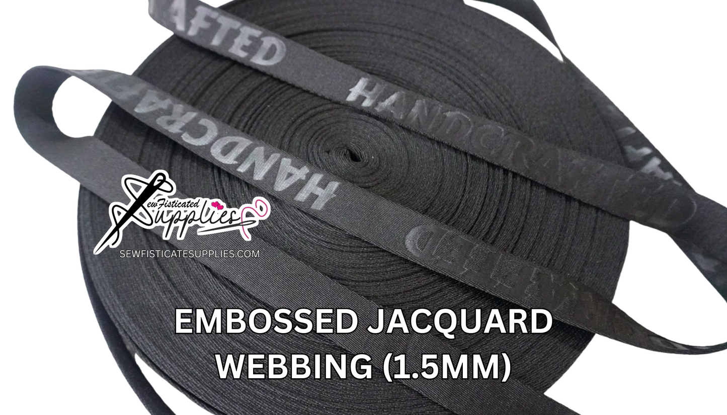 Embossed Jacquard Webbing