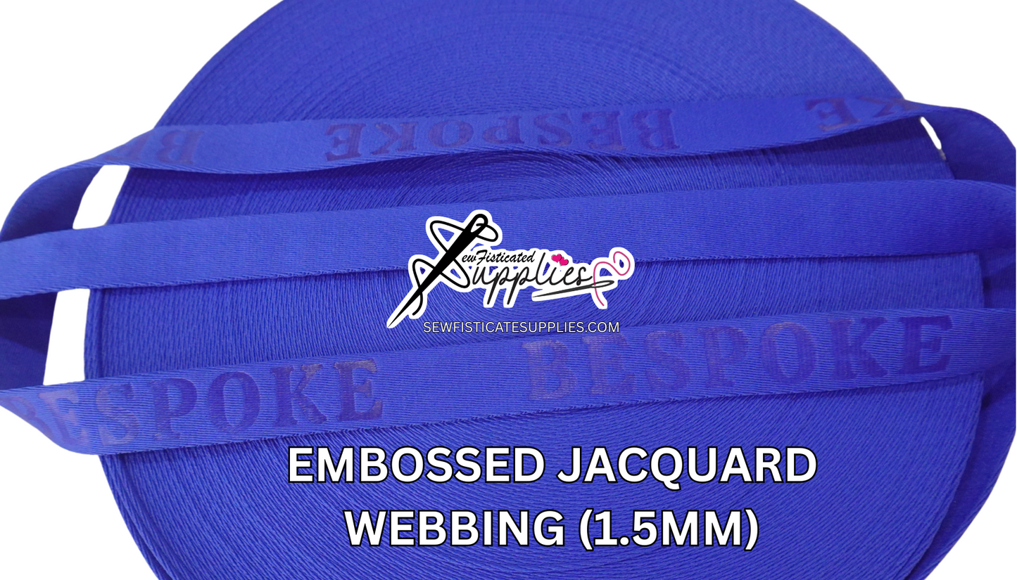 Embossed Jacquard Webbing