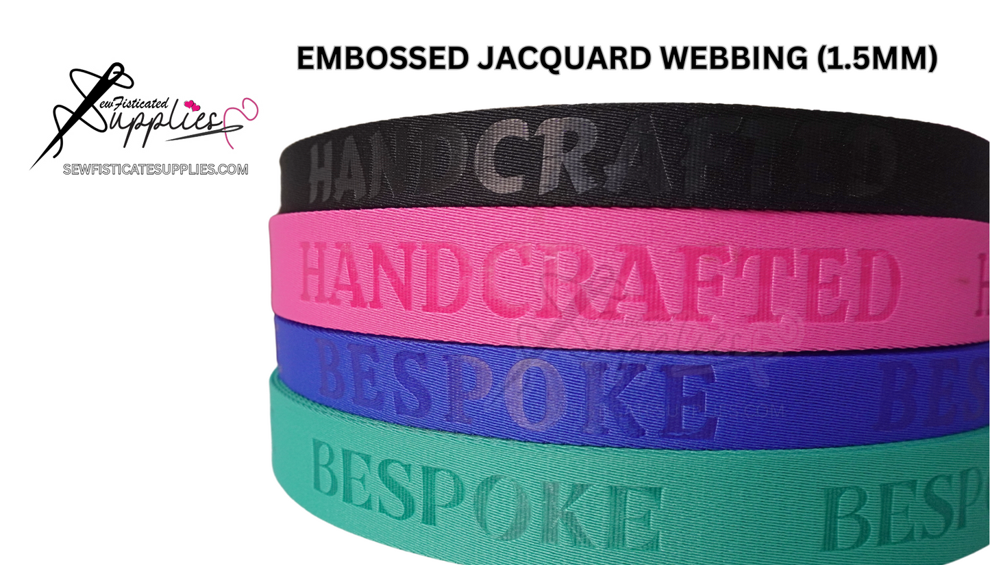 Embossed Jacquard Webbing
