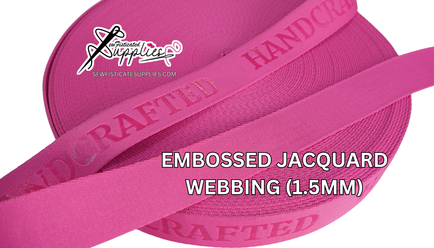 Embossed Jacquard Webbing