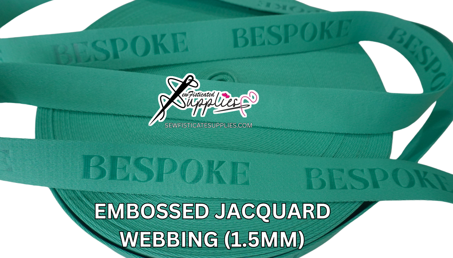 Embossed Jacquard Webbing
