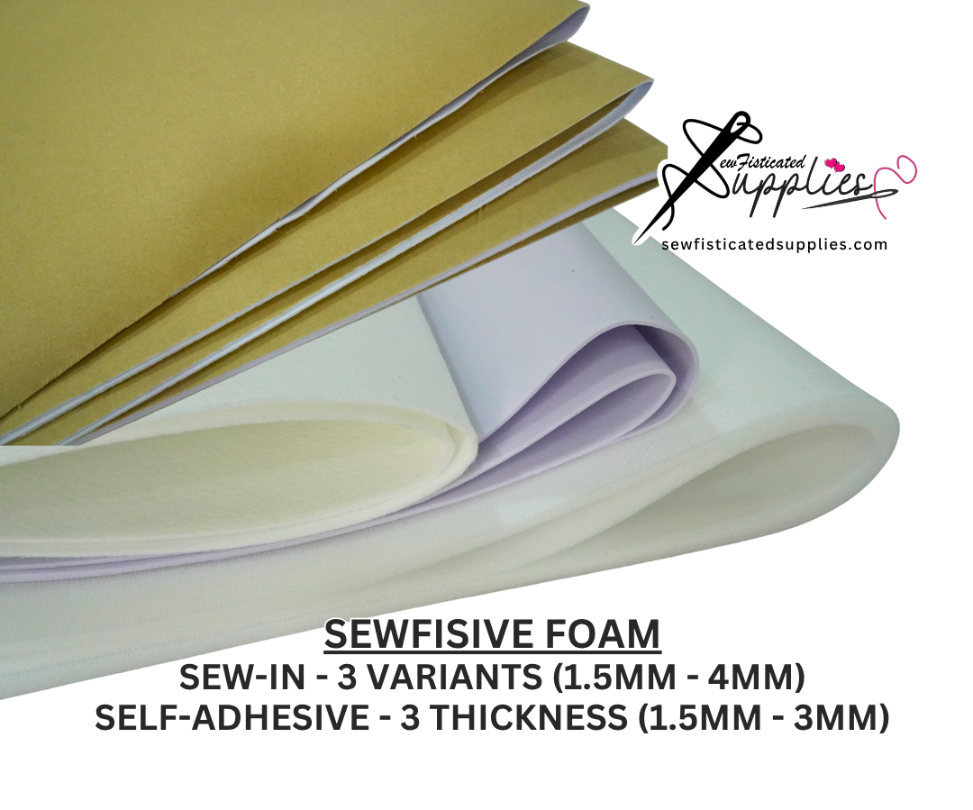 About Sewfisive Stabilizer - Sew-In and Self-Adhesive Foam
