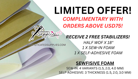 Complimentary - Sew-In and Self-Adhesive Foam