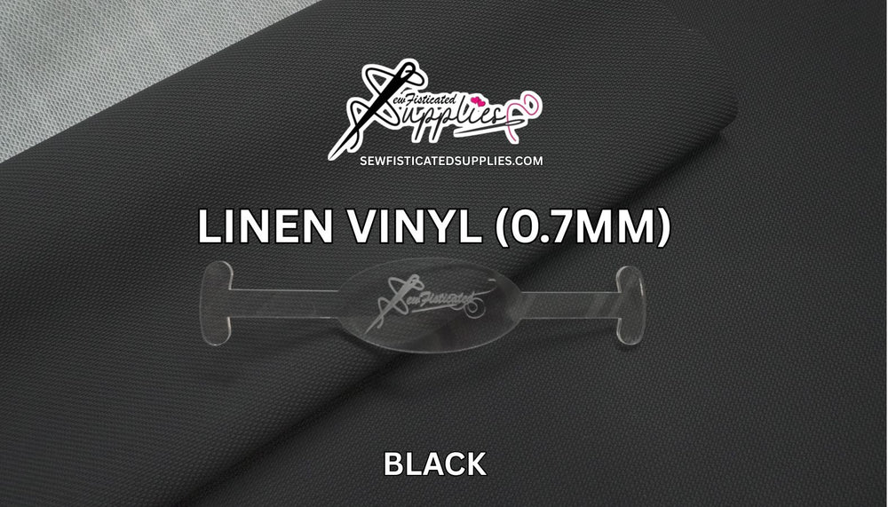 Linen Vinyl - BLACK
