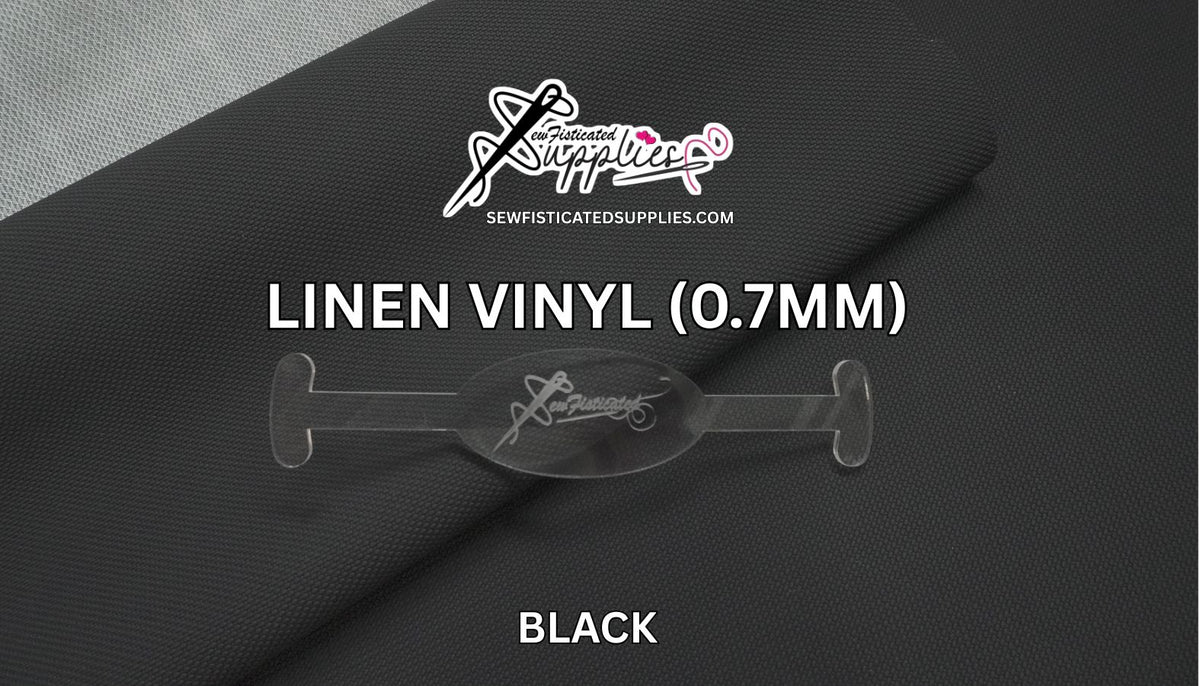 Linen Vinyl - BLACK