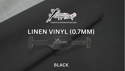 Linen Vinyl - BLACK