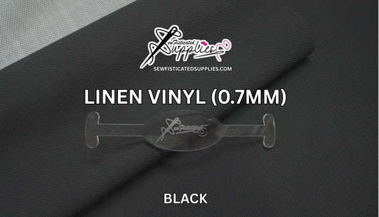 Linen Vinyl - BLACK