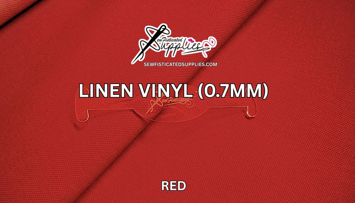 Linen Vinyl - RED