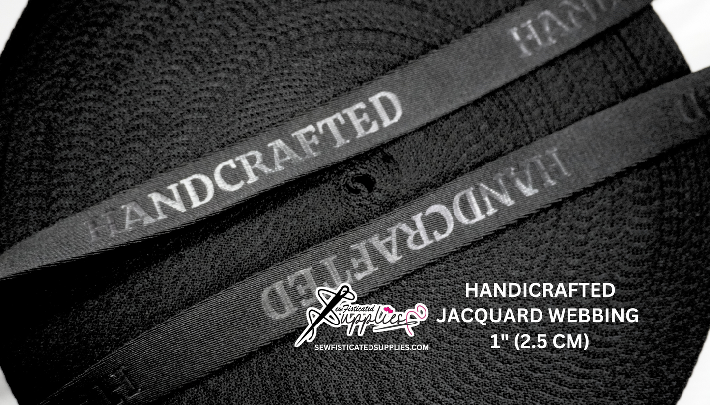 Debossed Jacquard Webbing - per yard
