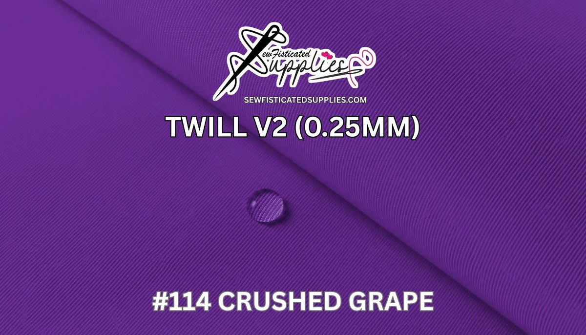 Sewfisticated Twill V2 - #114 Crushed Grape