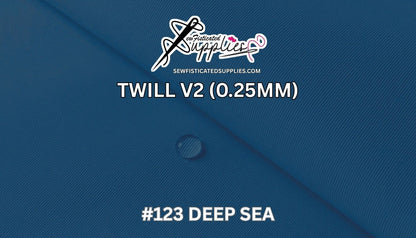 Sewfisticated Twill V2 - #123 Deep Sea