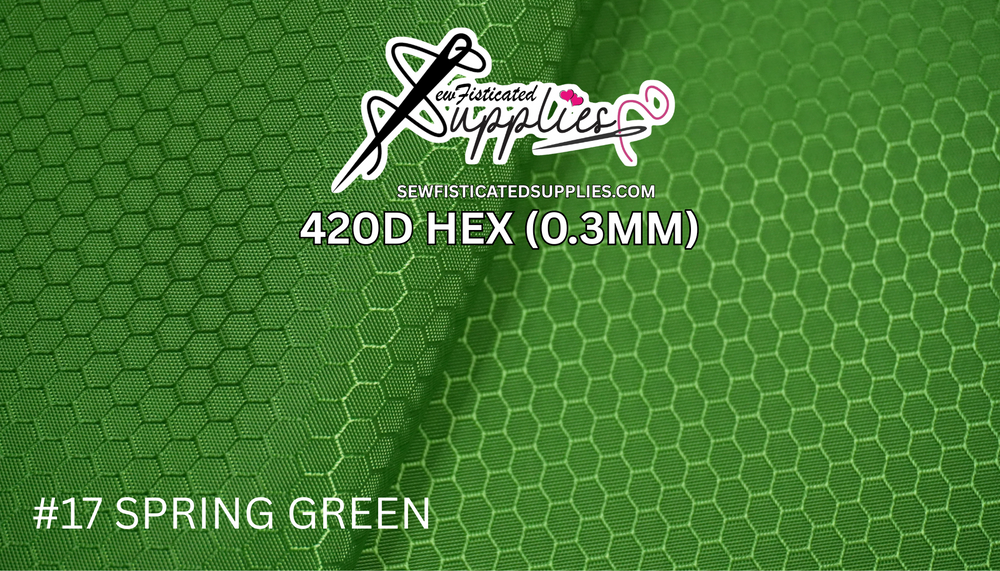 420D Hexagon - Spring Green