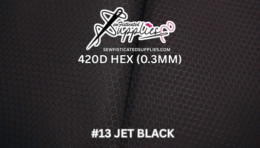 420D Hexagon - Jet Black