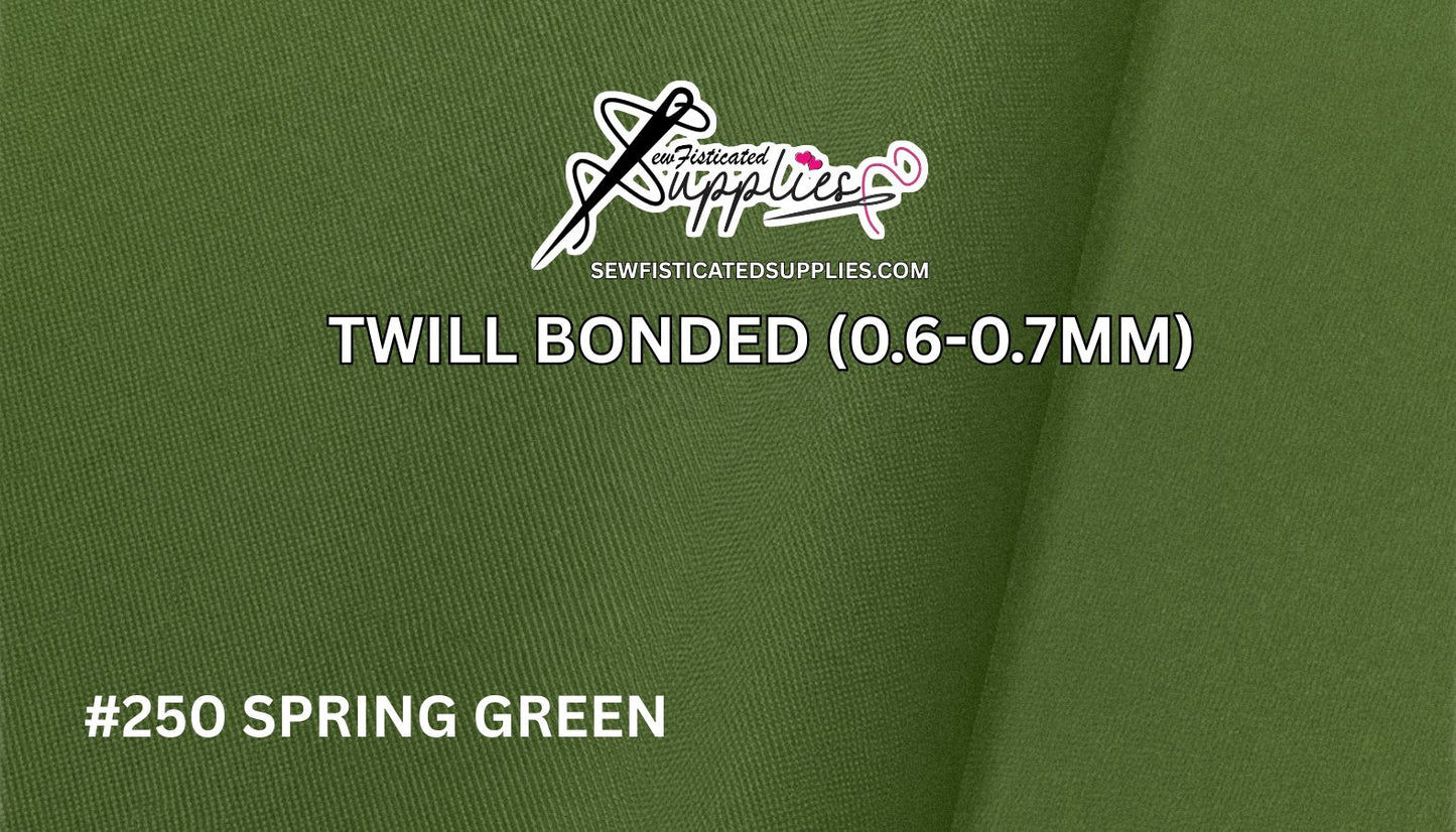 Twill Bonded - SPRING GREEN