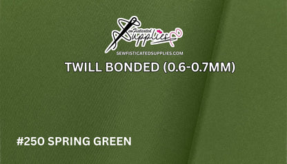 Twill Bonded - SPRING GREEN