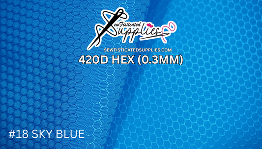 420D Hexagon - Sky Blue