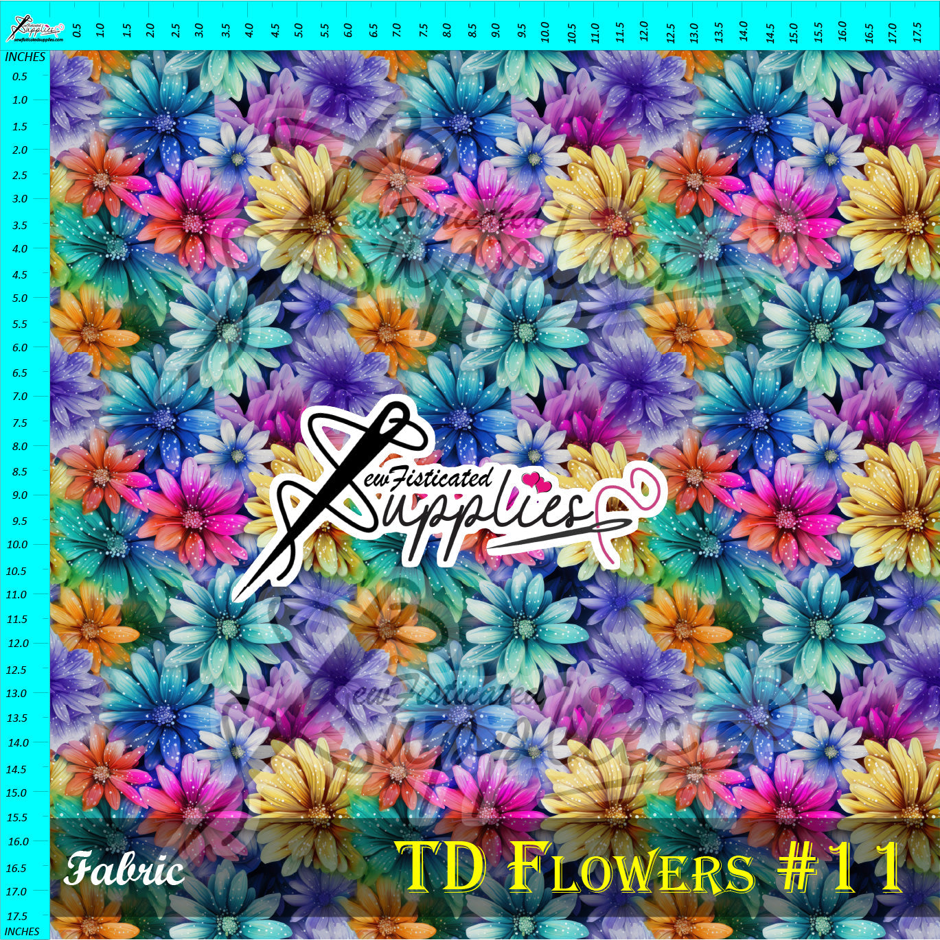 Tie Dye Flowers