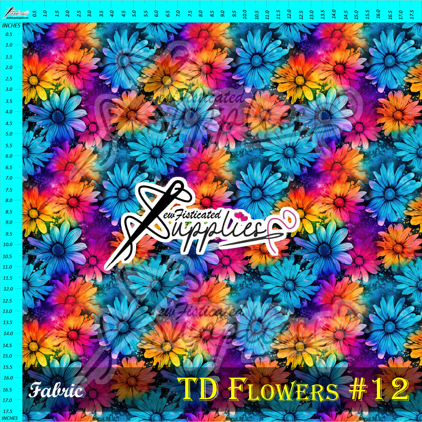 Tie Dye Flowers