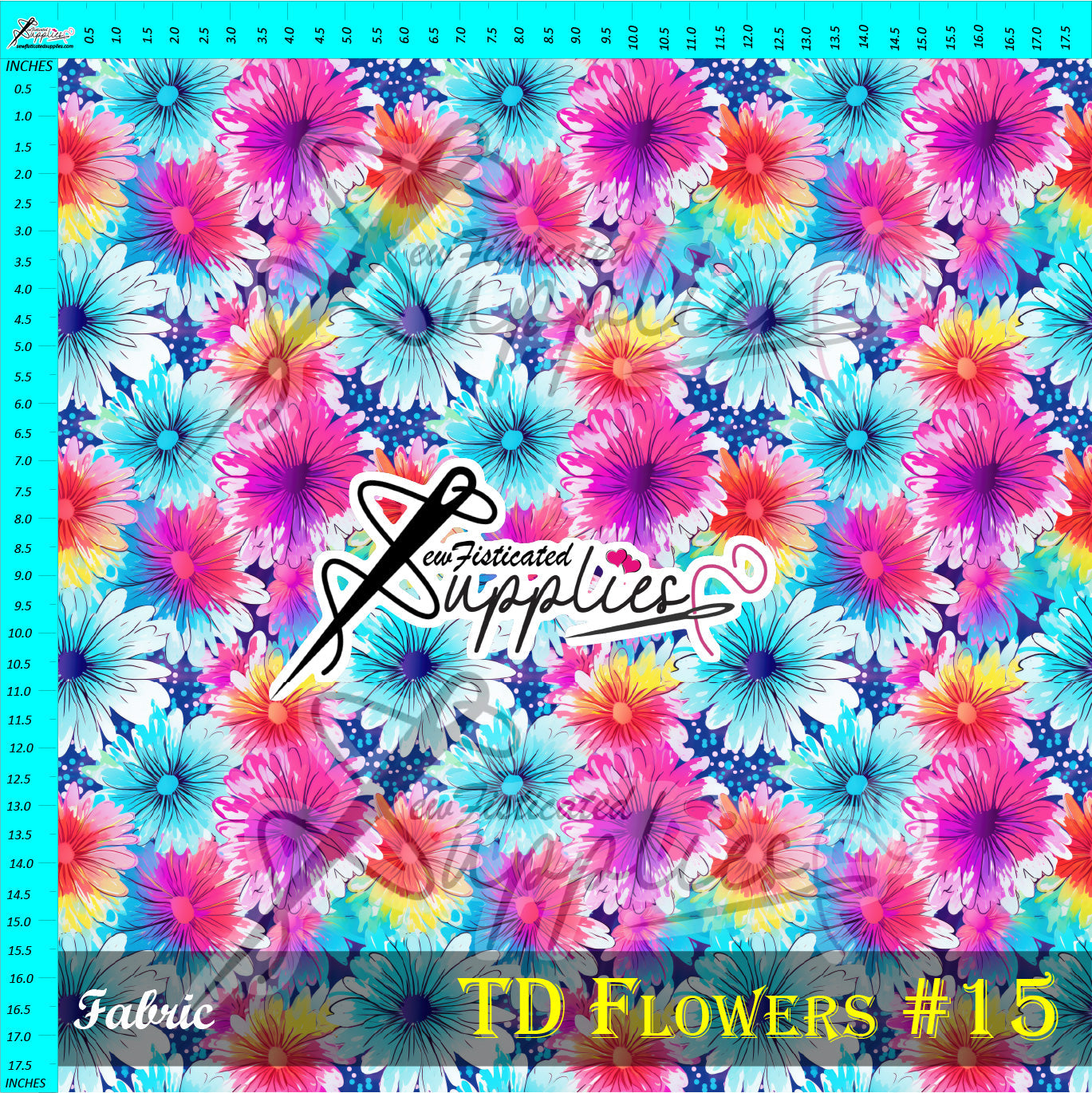 Tie Dye Flowers