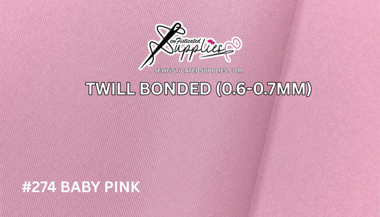 Twill Bonded - BABY PINK