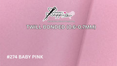 Twill Bonded - BABY PINK