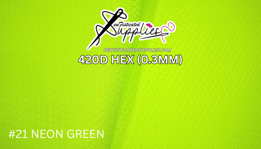 420D Hexagon - Neon Green