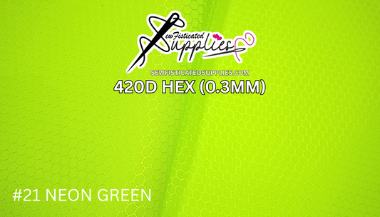 420D Hexagon - Neon Green