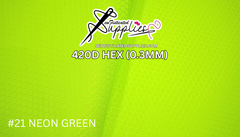 420D Hexagon - Neon Green