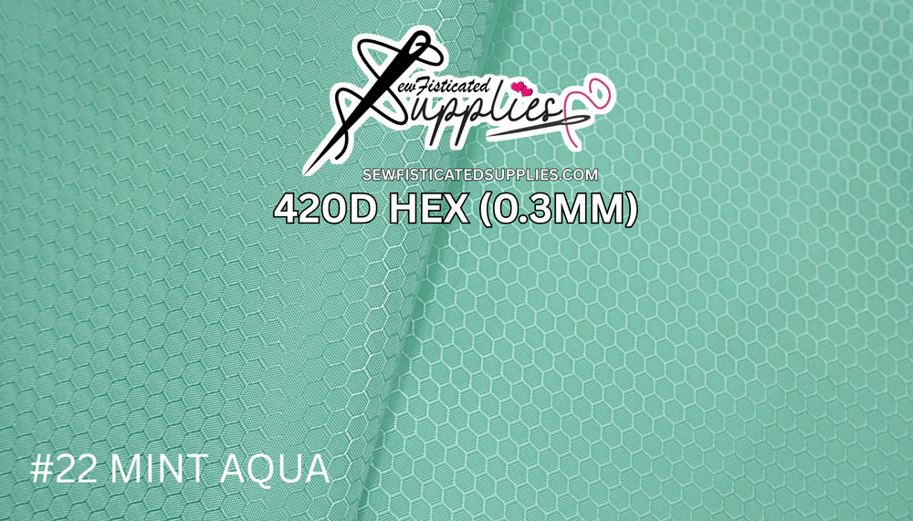 420D Hexagon - Mint Aqua