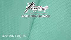 420D Hexagon - Mint Aqua