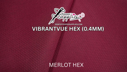 VibrantVue Hexagon - Merlot