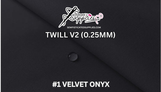 Sewfisticated Twill V2 - #1 VELVET ONYX