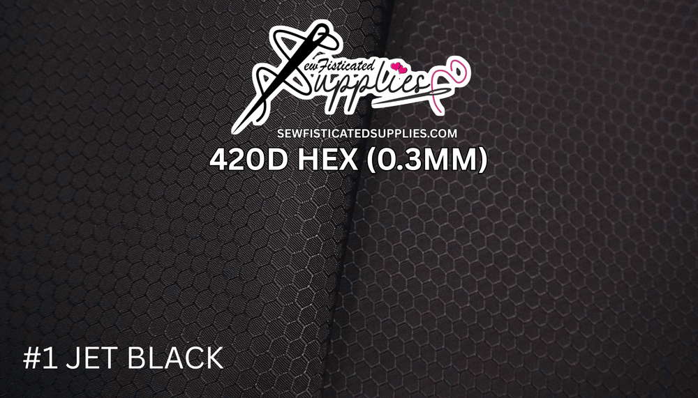 420D Hexagon - Jet Black