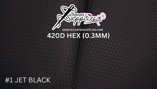 420D Hexagon - Jet Black
