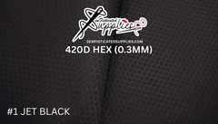 420D Hexagon - Jet Black