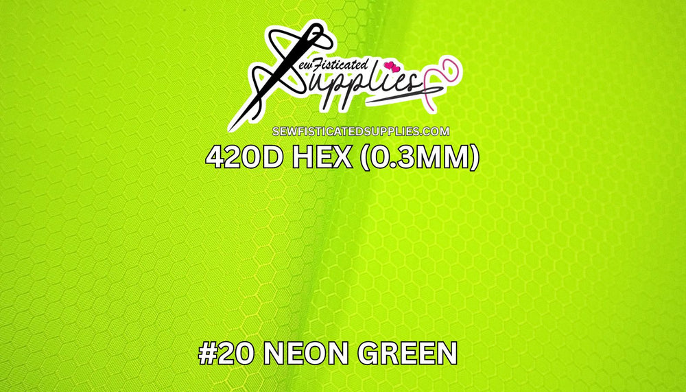 420D Hexagon - Neon Green