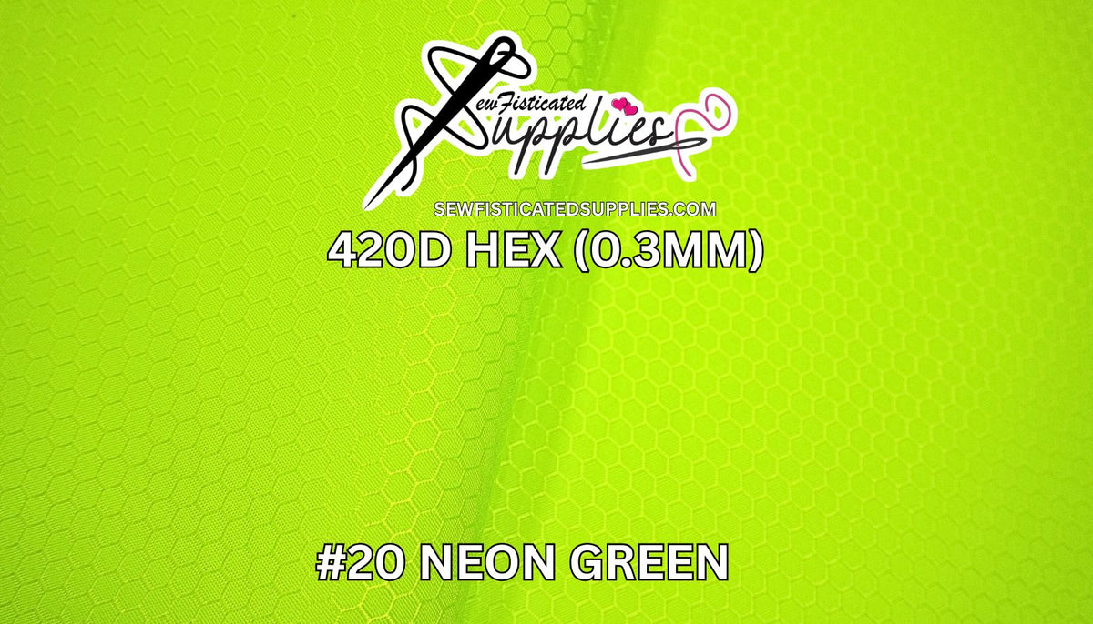 420D Hexagon - Neon Green