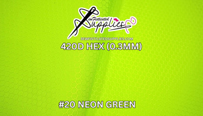 420D Hexagon - Neon Green