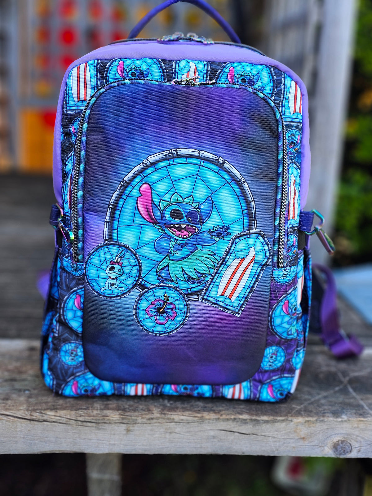 PO8 RAPPORT - BLUE ALIEN (STAINED GLASS)