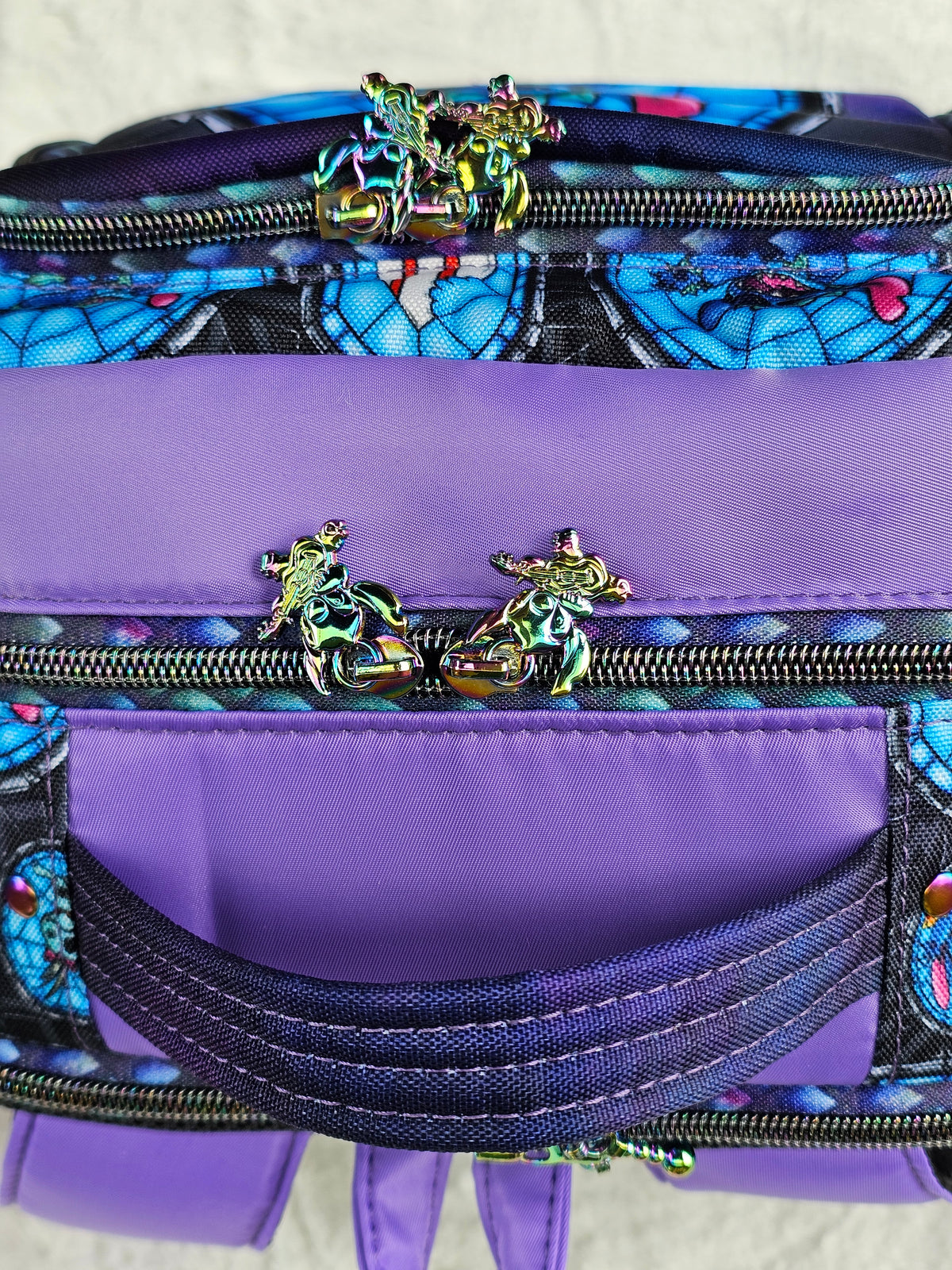 PO8 RAPPORT - BLUE ALIEN (STAINED GLASS)