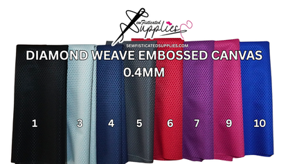 Diamond Weave Embossed Canvas