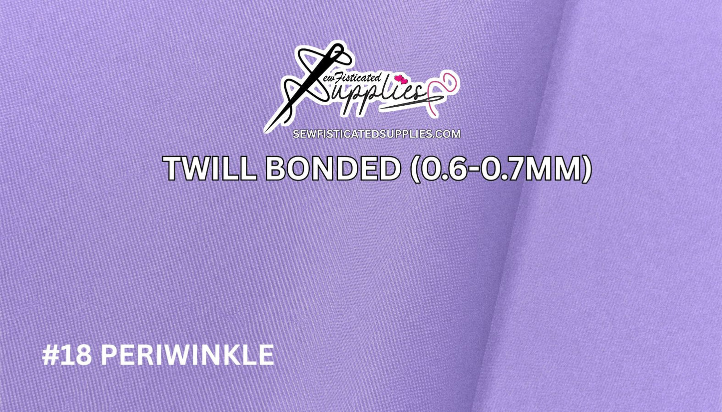 Twill Bonded - PERIWINKLE