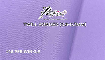Twill Bonded - PERIWINKLE