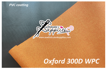 Oxford 300D Waterproof Canvas with PVC coating