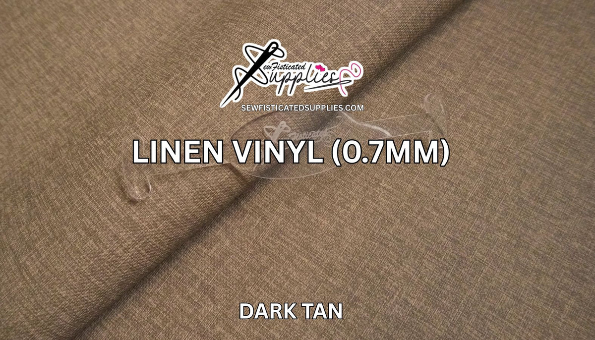 Linen Vinyl - DARK TAN
