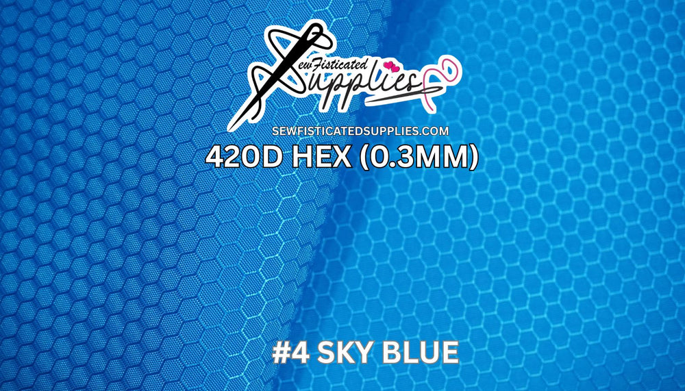 420D Hexagon - Sky Blue