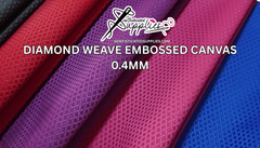 Diamond Weave Embossed Canvas